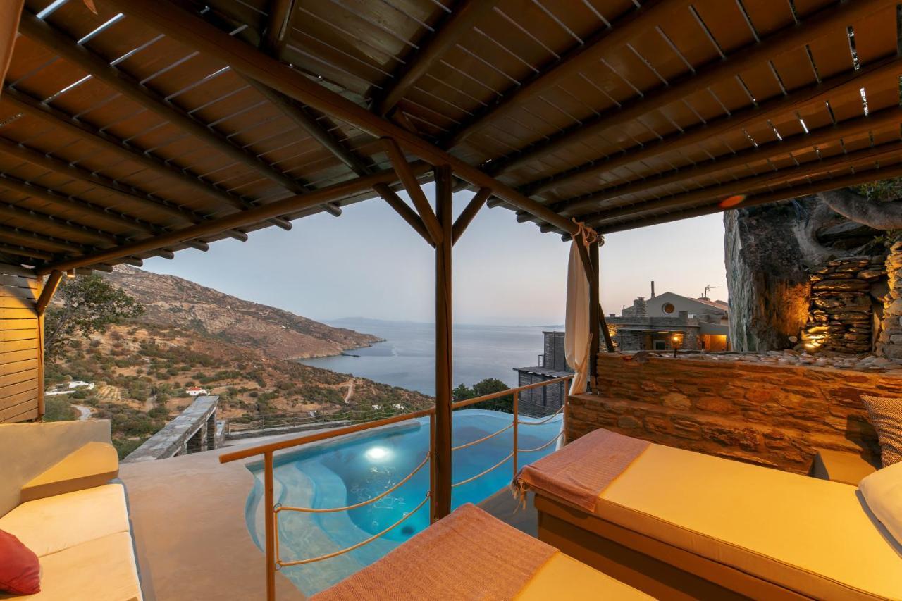 Aegean Castle Andros - Adults Only Aparthotel Agia Eleousa Exteriör bild