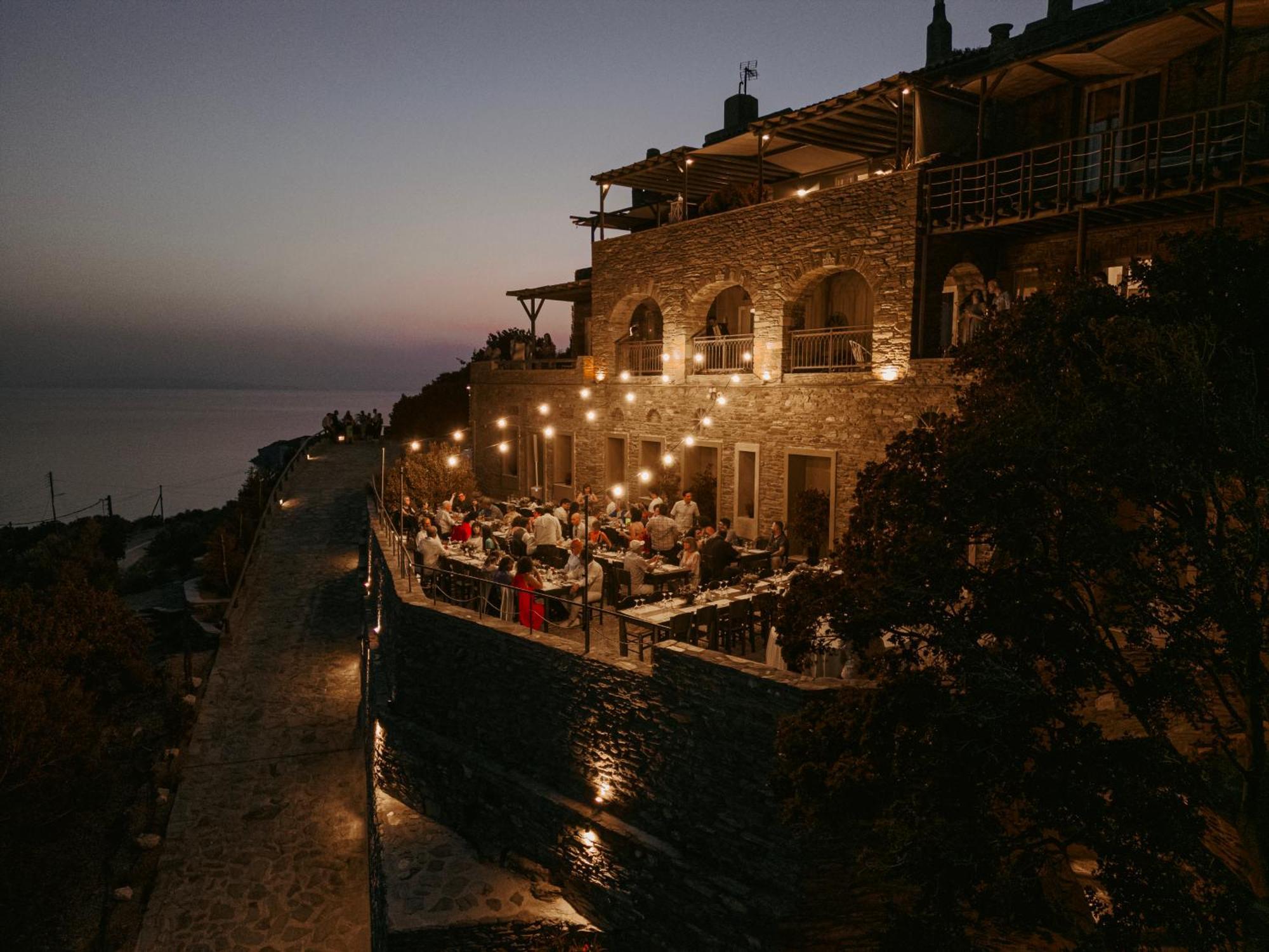 Aegean Castle Andros - Adults Only Aparthotel Agia Eleousa Exteriör bild
