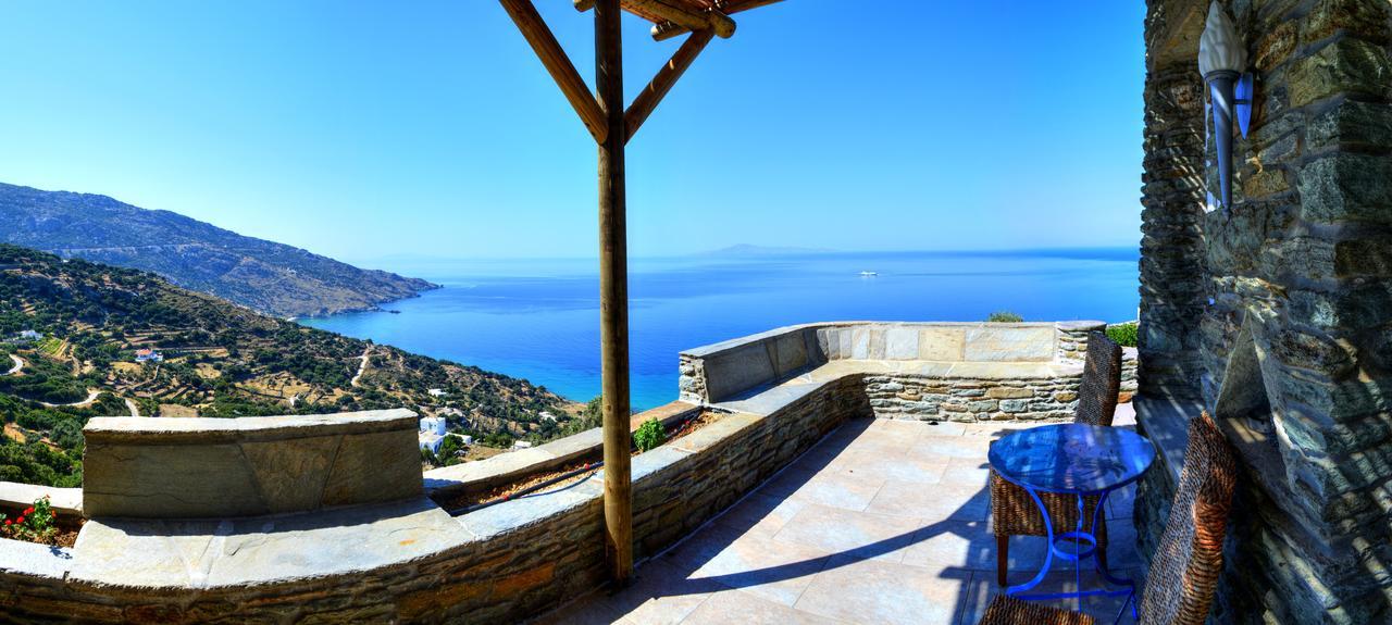 Aegean Castle Andros - Adults Only Aparthotel Agia Eleousa Exteriör bild