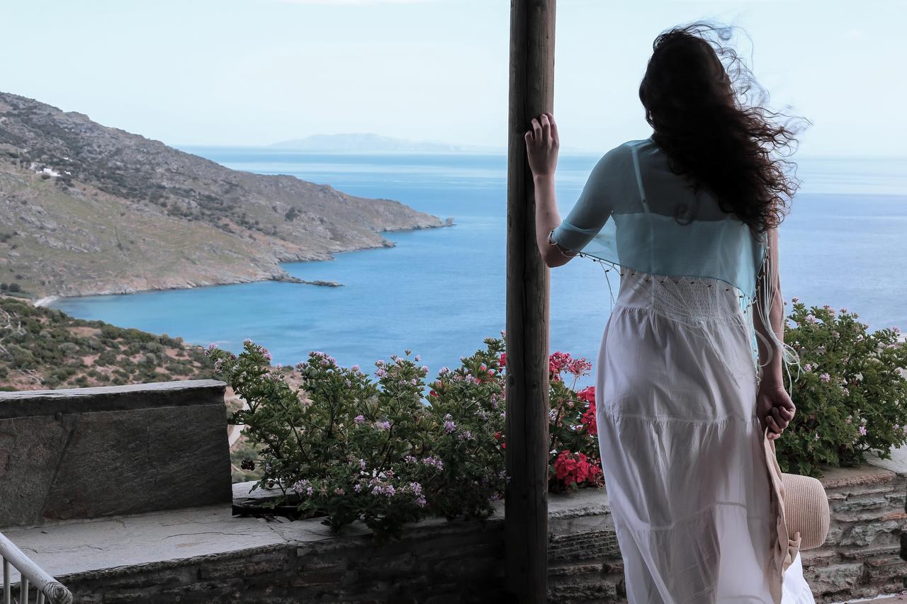 Aegean Castle Andros - Adults Only Aparthotel Agia Eleousa Exteriör bild