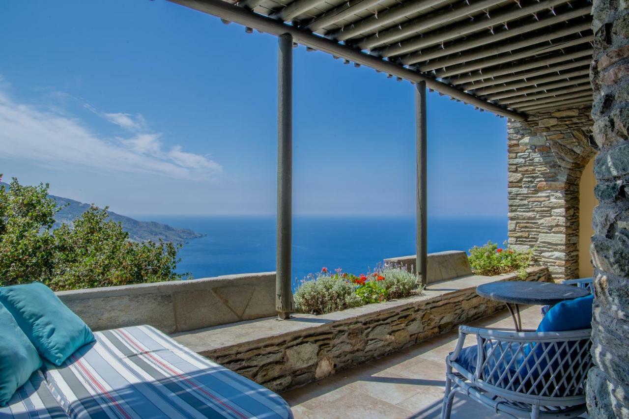 Aegean Castle Andros - Adults Only Aparthotel Agia Eleousa Exteriör bild